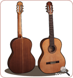 MADRIGAL GUITAR 35 MAHOGANY  CEDAR CONSERVATORIO
